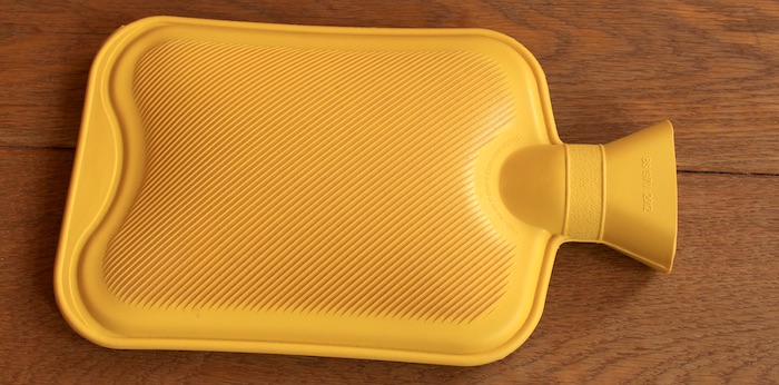 Hot water bottle for aches and endorloris muscles