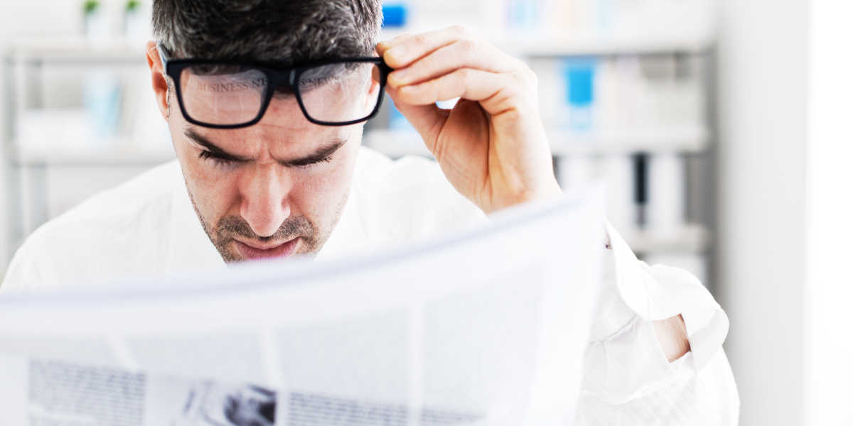 Vision problems from excess B12