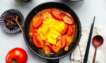 Classical Chinese tomato egg stir fry