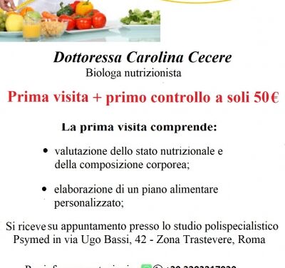 First visit + first check for only € 50