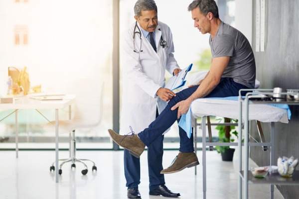 Knee physiotherapy