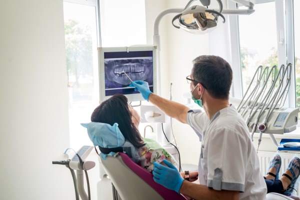 tooth extraction white gums