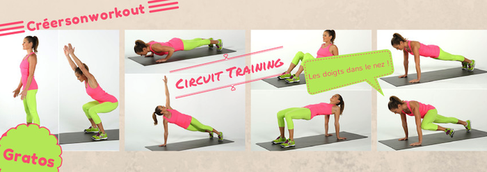 Create your own circuit training session: a little formula that works