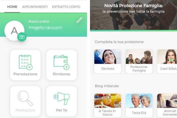 unisalute app home
